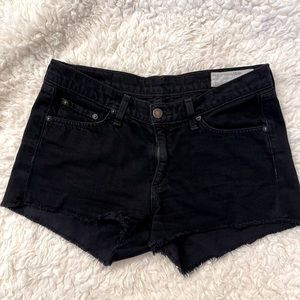 Black rag & bone shorts, size 27